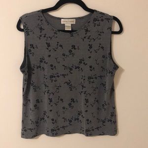 sleeveless vintage top